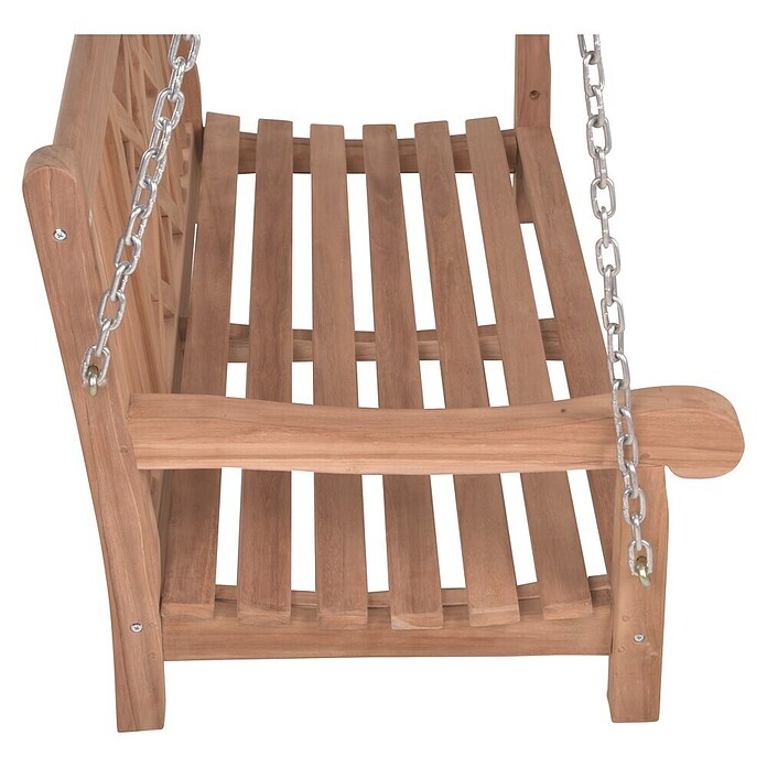 Garden Pleasure Hängebank Latoa (B x T x H: 120 x 66 x 62 cm, Teak, Braun) | BAUHAUS