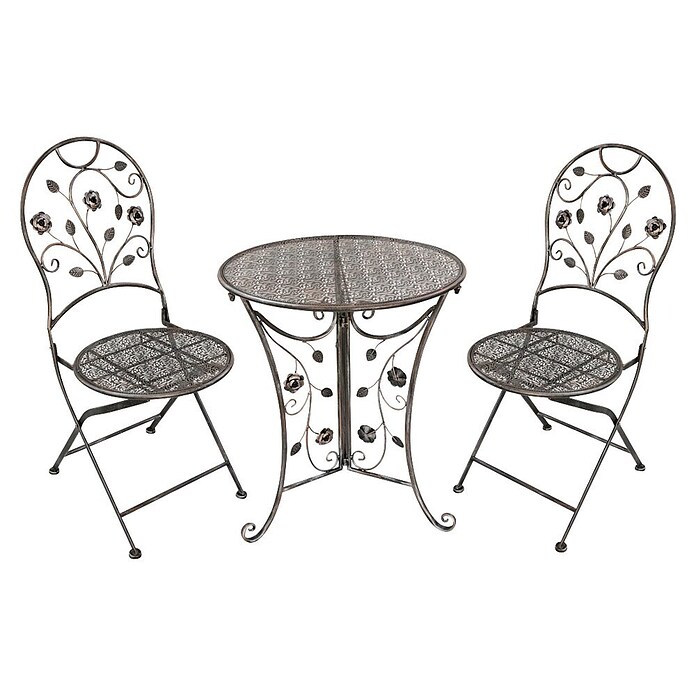 Garden Pleasure Balkonmöbel-Set Pinatubo (3 -tlg., Stahl, Bronzeton) | BAUHAUS