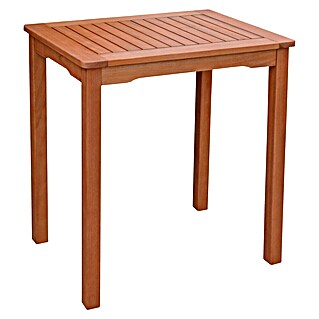 Garden Pleasure Gartentisch Pittsburgh (L x B x H: 70 x 50 x 75 cm, Akazie, Rechteckig, Braun)