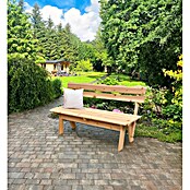 Garden Pleasure Gartenbank Rangun (B x T x H: 150 x 62 x 81,5 cm, Spießtanne, Hellbraun) | BAUHAUS