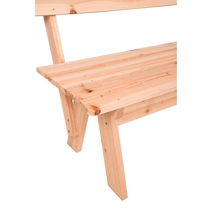 Garden Pleasure Gartenbank Rangun (B x T x H: 150 x 62 x 81,5 cm, Spießtanne, Hellbraun) | BAUHAUS