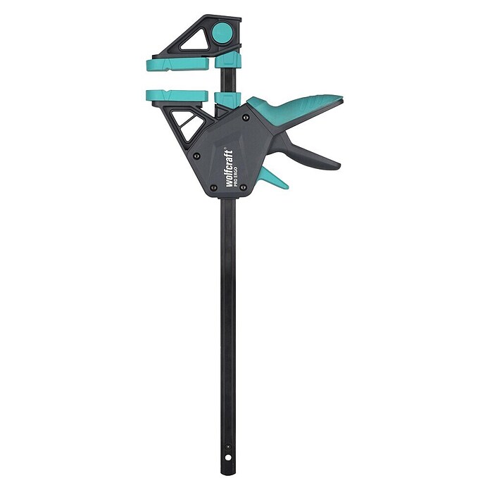 Wolfcraft Tornillo de apriete monomanual Pro Ergo (Anchura de sujeción: 300 mm, Apertura máxima: 85 mm) | BAUHAUS