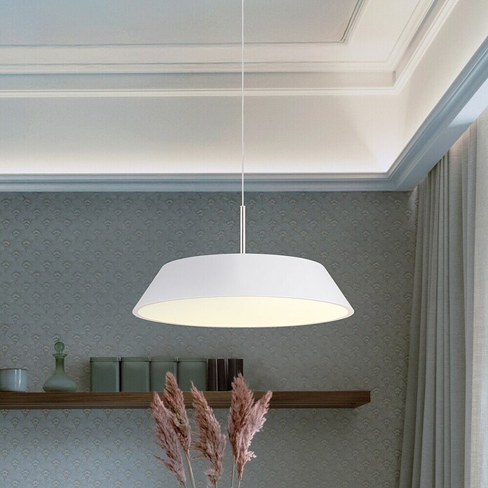 Globo LED viseća svjetiljka Silena  (24 W, Ø x V: 40 x 18 cm, Topla bijela) | BAUHAUS