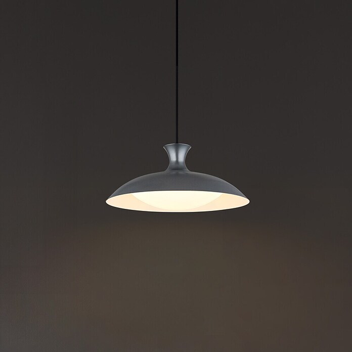 Globo LED viseća svjetiljka Rocha  (Ø x V: 40 x 150 cm, Siva) | BAUHAUS