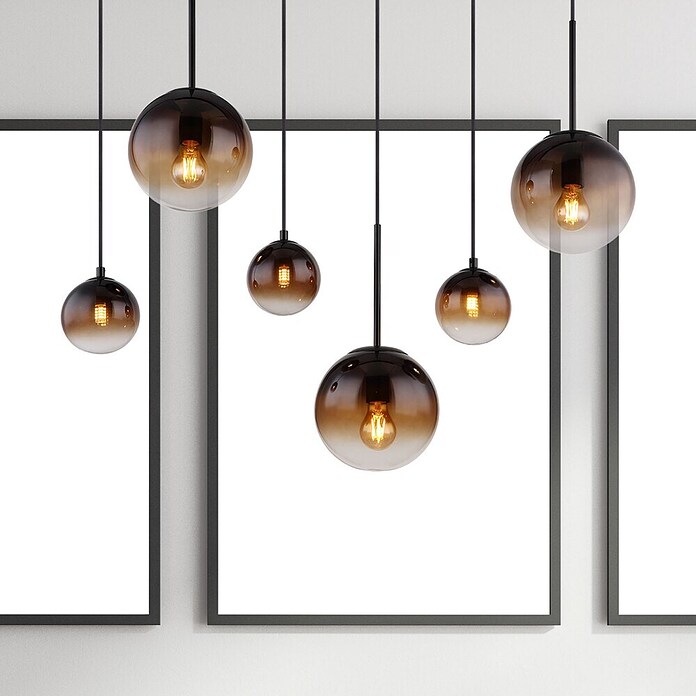 Globo Visilica Hallie  (Visina: 1.170 mm, 9 W, E27, Crna) | BAUHAUS