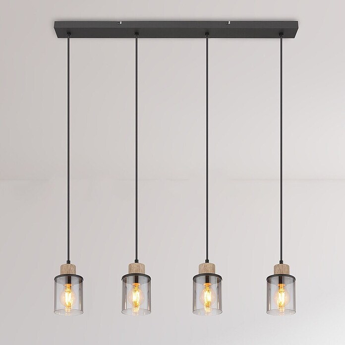 Globo Visilica Reid  (15 W, D x Š x V: 780 x 100 x 1.200 mm, E27, Crna) | BAUHAUS