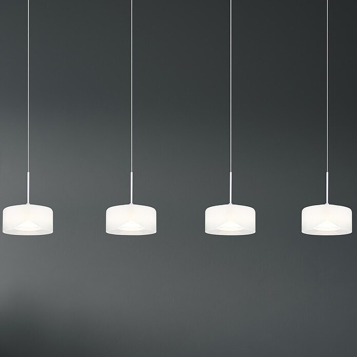 Globo LED viseća svjetiljka Belinda  (24 W, D x Š x V: 1.050 x 150 x 1.500 mm, Bijela) | BAUHAUS