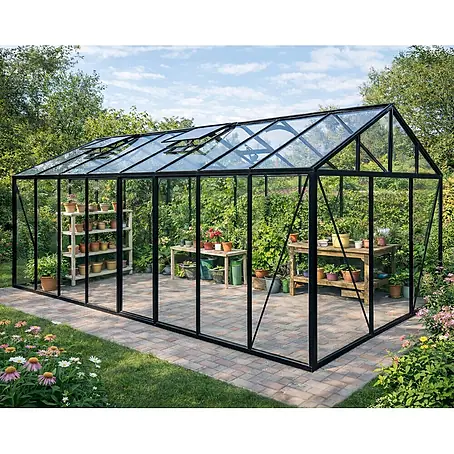 Bloomcabin  Gewächshaus Aluminium Klassik