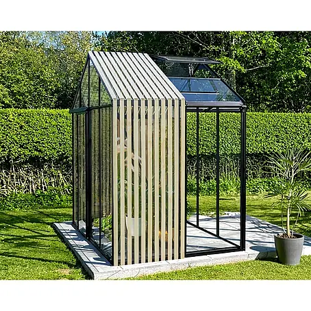 Bloomcabin  Gewächshaus Aluminium Limited Edition mit Accoya-Fusion