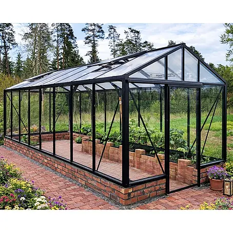 Bloomcabin  Gewächshaus Aluminium für die Wandbasis