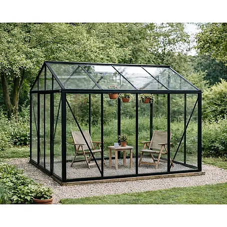 Bloomcabin  Gewächshaus Aluminium Klassik