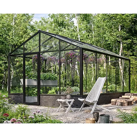 Bloomcabin  Gewächshaus Aluminium für die Wandbasis