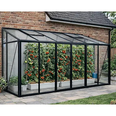 Bloomcabin  Gewächshaus Aluminium Wandgewächshaus
