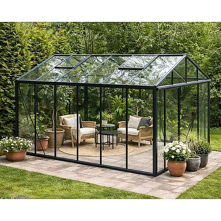 Bloomcabin  Gewächshaus Aluminium Klassik
