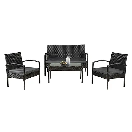 Juskys  Loungemöbel-Set Trinidad