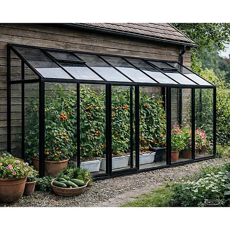 Bloomcabin  Gewächshaus Aluminium Wandgewächshaus