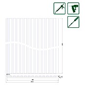 Akoestische panelen Acustico Walnoot Zwart Vilt (Walnoot Zwart vilt, l x b x d: 2.670 x 572,5 x 19 mm) | BAUHAUS