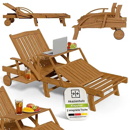 Juskys  Gartenliege SunScape