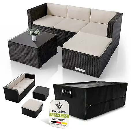 Juskys  Loungemöbel-Set Punta Cana