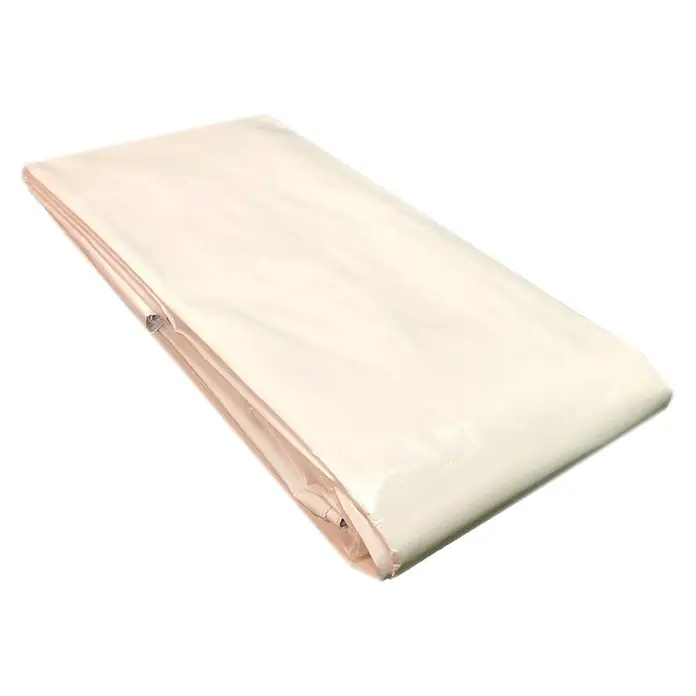 Aquagart Abdeckplane 260 4m x 6m Gewebeplane Abdeckplane - L x B: 4 x 6 m - Gefaltete hellbeige Schutzplane mit glänzender Oberfläche.