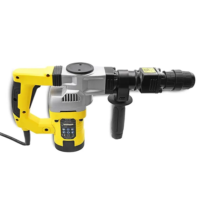 Bamato Abbruchhammer STH-155 - 1.300 W, 20 J, SDS-Max-Aufnahme - Gelb-grauer Bohrhammer für Bau- und Abbrucharbeiten.