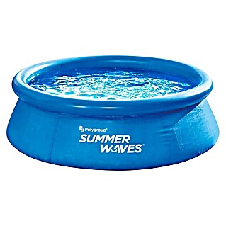 Pool-Set Summer Waves (Ø x H: 244 x 66 cm, 2,42 m³, Blau)