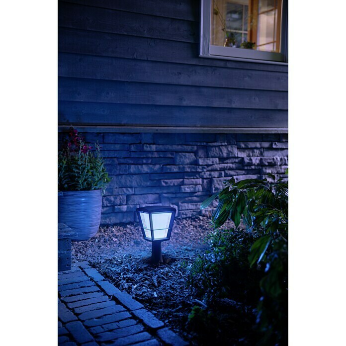 Philips Hue Led-sokkellamp (1 lampen, 15 W, Lichtkleur: Bont, IP44)
