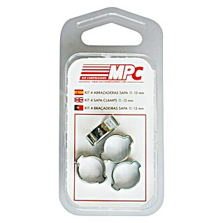 MPC Surtido de abrazaderas para manguera SAPA (11 - 13 mm, 4 ud.)