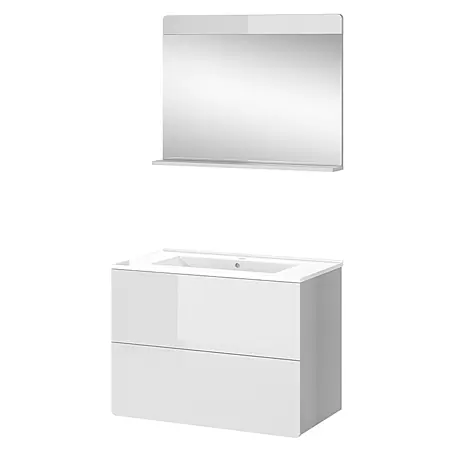 Vicco  Badmöbel-Set Izan Weiß 3 Teile