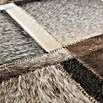 Kayoom Echtlederteppich Eclipse 410 (Grau, 230 x 160 cm)