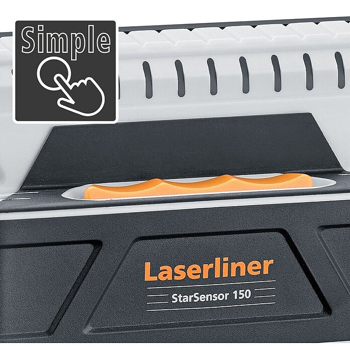 Laserliner Metaal- en leidingdetector StarSensor Plus (l x b x h: 52 x 140 x 74 mm) | BAUHAUS