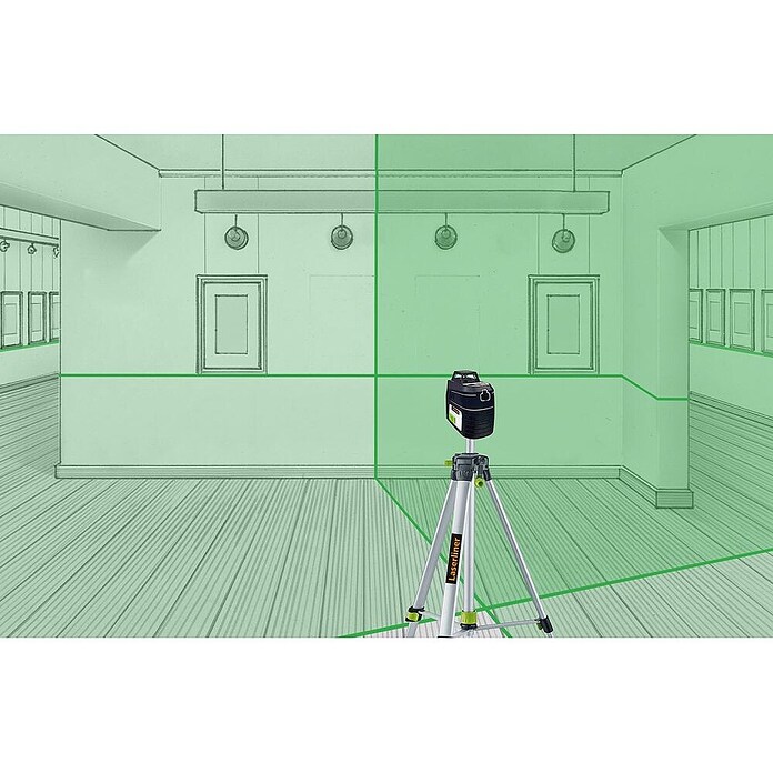Laserliner Kruislijnlaser PocketPlane-Laser 3G Set 150 cm (3 lasercirkels, Met statief) | BAUHAUS