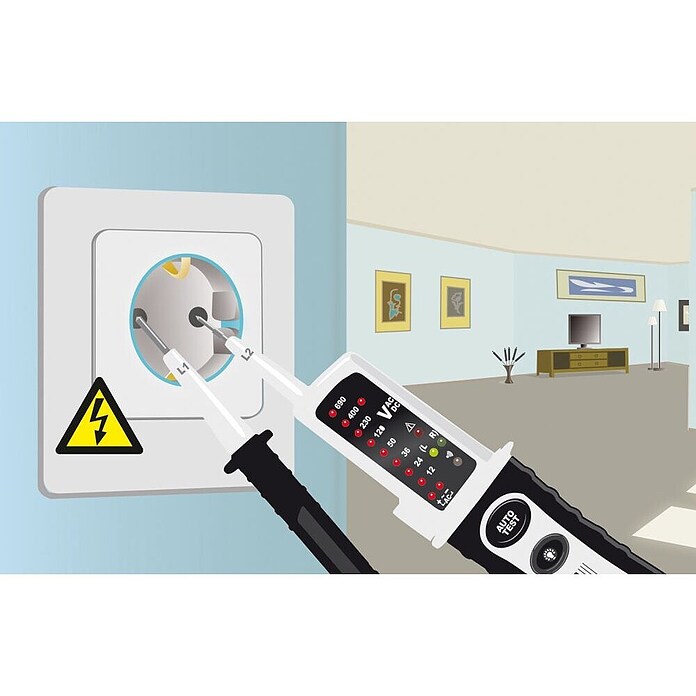 Laserliner Spanningstester ActiveMaster (l x b x h: 40 x 75 x 265 mm, IP64) | BAUHAUS