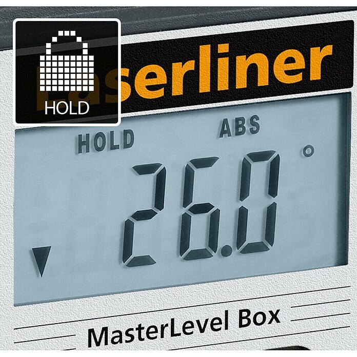 Laserliner Digitale waterpas MasterLevel Box (l x b x h: 28 x 59 x 59 mm) | BAUHAUS