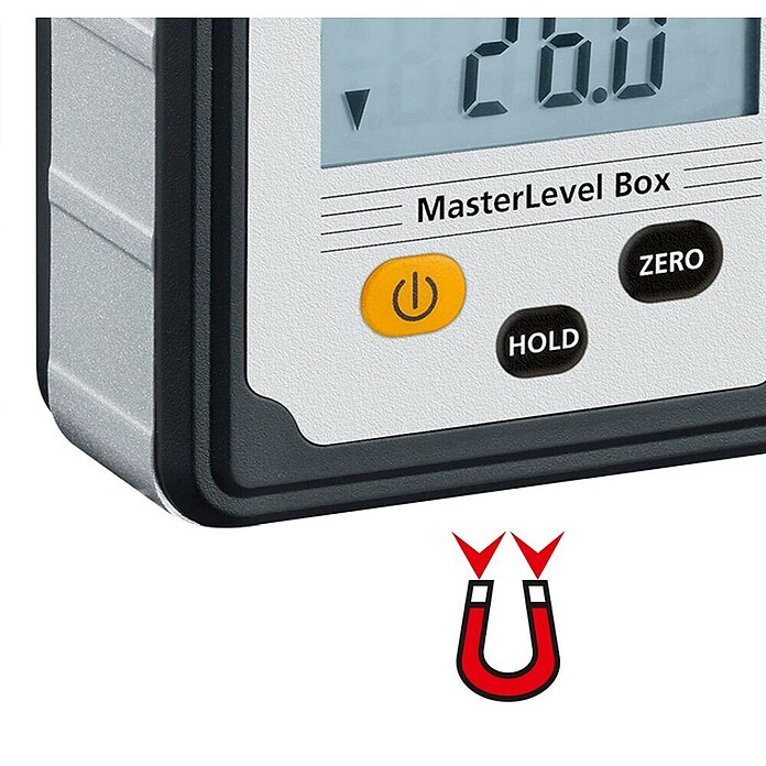 Laserliner Digitale waterpas MasterLevel Box (l x b x h: 28 x 59 x 59 mm) | BAUHAUS