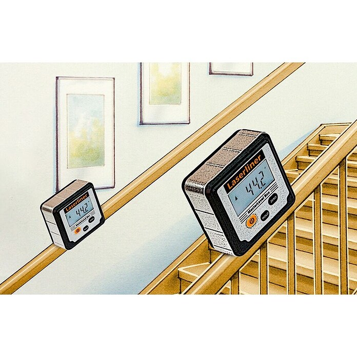Laserliner Digitale waterpas MasterLevel Box (l x b x h: 28 x 59 x 59 mm) | BAUHAUS