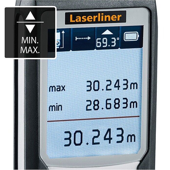 Laserliner Laserafstandsmeter LaserRange-Master i5 (Meetbereik: 0,05 - 50 m, Meetnauwkeurigheid: ± 1,5 mm) | BAUHAUS