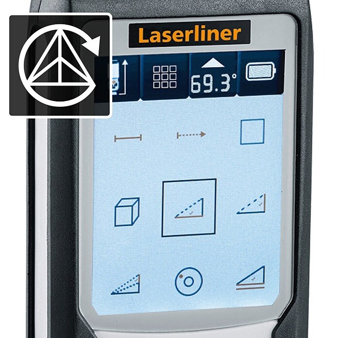 Laserliner Laserafstandsmeter LaserRange-Master i5 (Meetbereik: 0,05 - 50 m, Meetnauwkeurigheid: ± 1,5 mm) | BAUHAUS