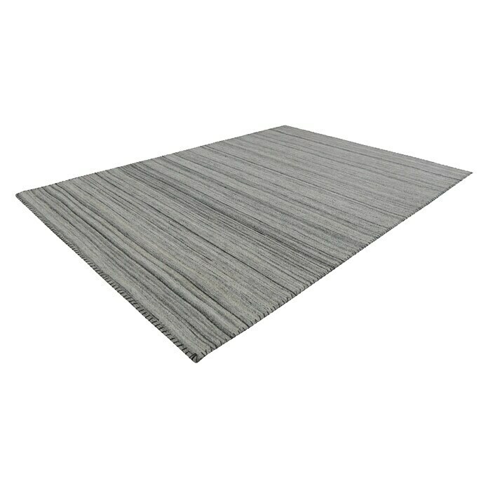 Kayoom Flachgewebeteppich Phönix (Grau, 290 x 200 cm, 75 % Wolle, 20 % Baumwolle, 5 % Polyester)