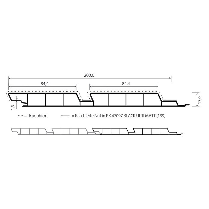 HB Composite Gevelplaat (l x b x d: 6.000 x 200 x 17 mm, Corriander Oak) | BAUHAUS