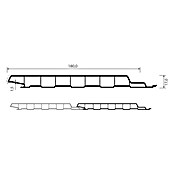 HB Composite Gevelplaat (l x b x d: 6.000 x 180 x 17 mm, Crème) | BAUHAUS