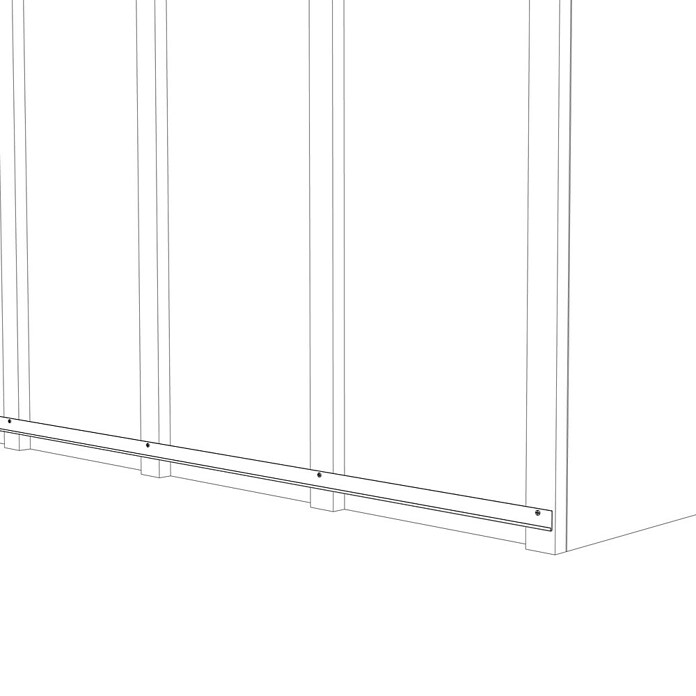 HB Composite Startprofiel alu (l x b x d: 3.000 x 50 x 17 mm, Aluminium) | BAUHAUS