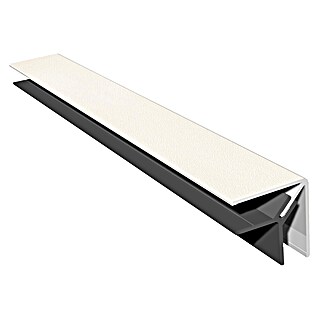 HB Composite Hoekprofiel 2-delig (l x b x h: 6.000 x 50 x 50 mm, Pvc, Cremé)