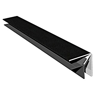 HB Composite Hoekprofiel 2-delig (l x b x h: 6.000 x 50 x 50 mm, Pvc, Zwart)