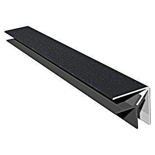 HB Composite Hoekprofiel 2-delig (l x b x h: 6.000 x 50 x 50 mm, Pvc, Antraciet)
