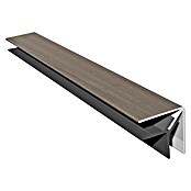 HB Composite Hoekprofiel 2-delig (l x b x h: 6.000 x 50 x 50 mm, Pvc, Anteak) | BAUHAUS