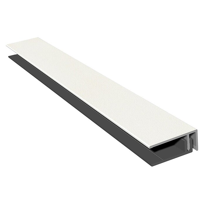 HB Composite U-profiel 2-delig (l x b x h: 6.000 x 50 x 17 mm, Pvc, Wit) | BAUHAUS