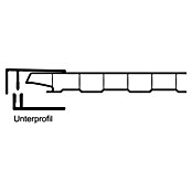 HB Composite U-profiel 2-delig (l x b x h: 6.000 x 50 x 17 mm, Pvc, Corriander Oak) | BAUHAUS