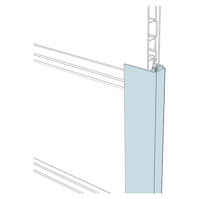 HB Composite U-profiel 2-delig (l x b x h: 6.000 x 50 x 17 mm, Pvc, Corriander Oak) | BAUHAUS