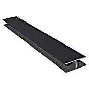 HB Composite H-profiel 2-delig (l x b x h: 6.000 x 50 x 17 mm, Pvc, Antraciet) | BAUHAUS